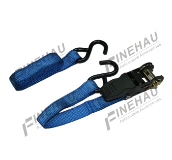 #8118 1500lbs 1" Ratchet Tie Down with S Hooks