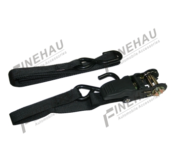 #8116 1500lbs 1" Ratchet Tie Down with S Hooks