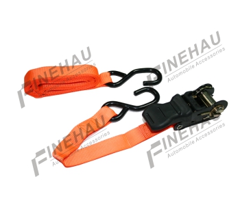 #8118 1500lbs 1" Ratchet Tie Down with S Hooks