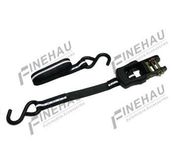 #8122 1900lbs 1" Heavy Duty Ratchet Tie Down with S Hook