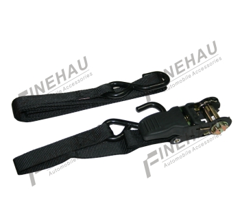 #8116 1500lbs 1" Ratchet Tie Down with S Hooks