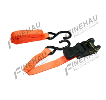 #8118 1500lbs 1" Ratchet Tie Down with S Hooks