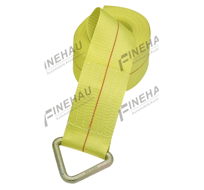 4"X60' V-Ring Tie Down Winch Strap 5,500 WLL