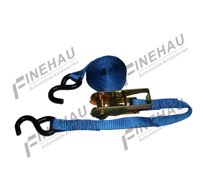 #8109 1" Heavy Duty Ratchet Tie Down with Hooks 3000lbs