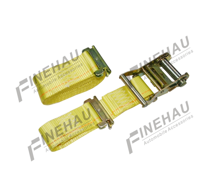 #8403 2500lbs 2" Ratchet Tie Down with E-fittings