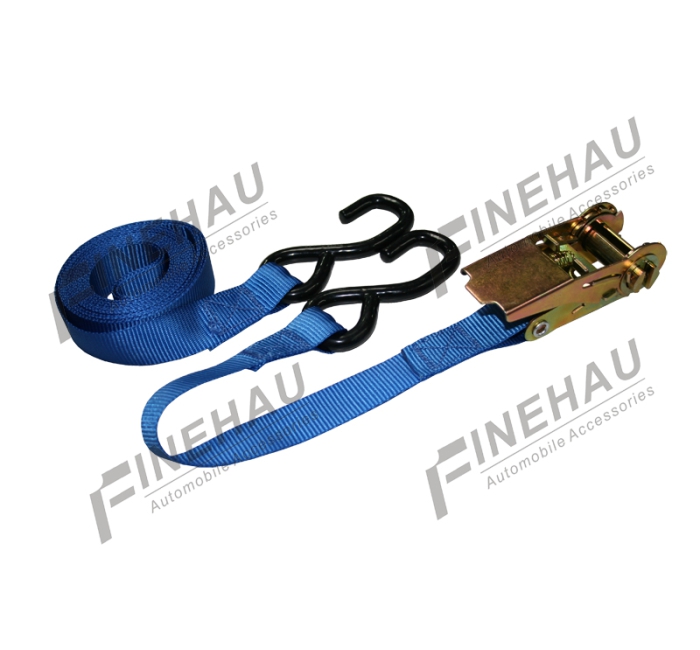 #8104 1" Ratchet Tie Down with Hooks 1500lbs