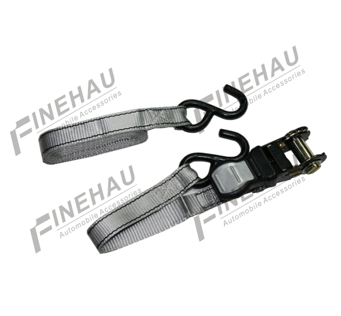 #8121 1500lbs 1" Ratchet Tie Down with S Hook