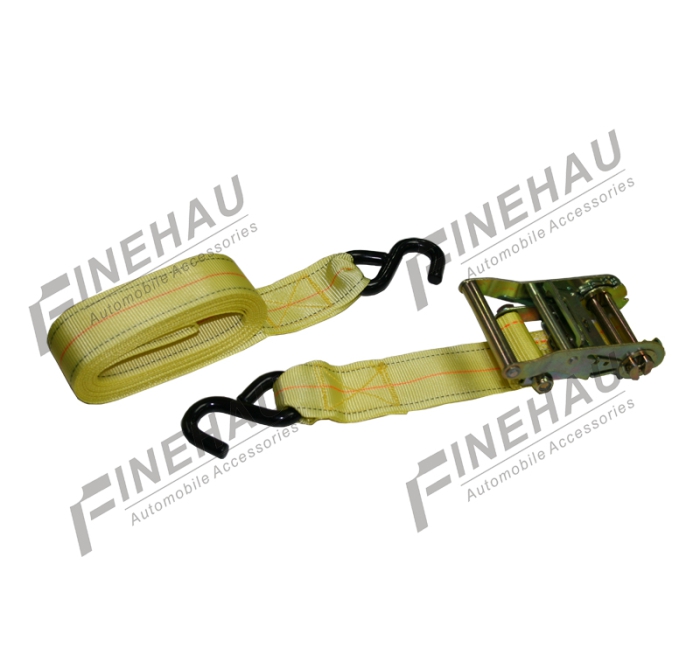 #8402 1500lbs 2" Ratchet Tie Down with S Hook