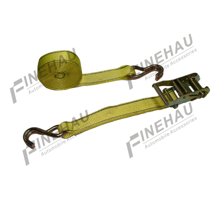 3000lbs 1-1/4" Ratchet Tie Down with S Hook